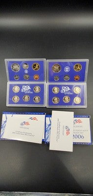 1999 - 2009 U.S. Mint Proof Set 11 Sets w/ COAs CLAD - Free Ship USA