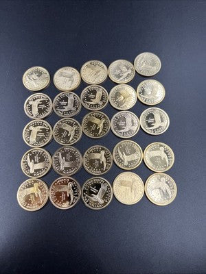 2002 S 25 Coin Proof Sacagawea Dollar Coin Roll