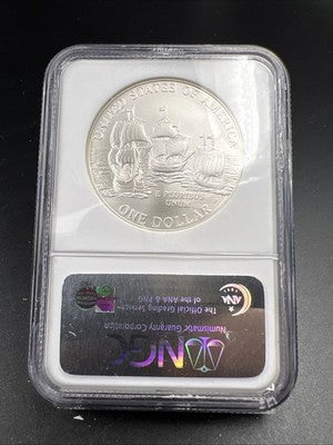 2007 P Jamestown Commemorative 90% Silver Dollar NGC MS69 #003