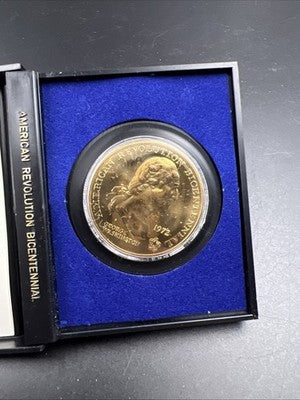1972 American Bicentennial Bronze Medal UNC in Case sk#B