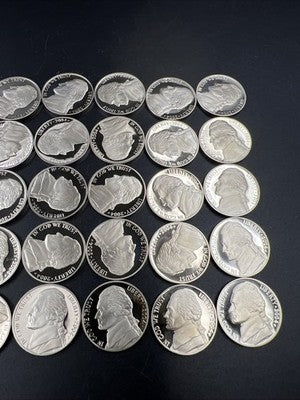 2004 S 5c Keel Boat Jefferson Nickel 40 Coin Roll Choice Proof