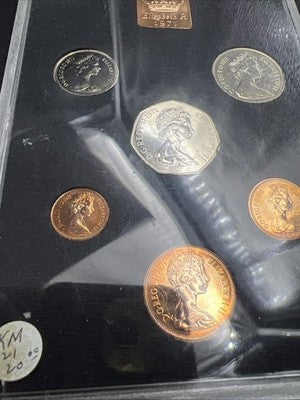 1971 Great Britain Northern Ireland United Kingdom Decimal Proof Set No Box
