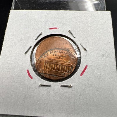 1988 1c Lincoln Memorial Cent Penny 60% Off Center CH BU UNC SKU#AP
