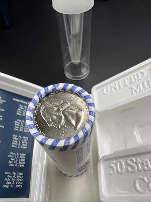 US Mint Certified 1999 P 25c Pennsylvania State Statehood Quarter Roll BU UNC