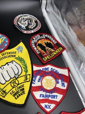 Lot of 19 Boy Scout Patches Talladega Cumberland Caves +