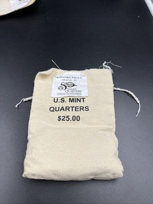 U.S. Mint Bag of 100 1999 D 25c Connecticut State Statehood Quarters BU UNC