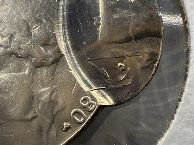 1980 P 5c Jefferson Nickel Coin Double Struck Major Error UNC