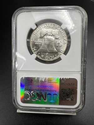1963 D 50c Frankling Silver Half Dollar Coin NGC MS64 #004 CH BU Certified