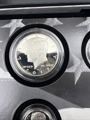 2017 Limited Edition US Silver Proof Set Complete w/ Box COA sk#A