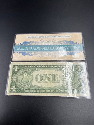 1935 D $1 One Dollar Wide Margin Variety Silver Certificate Fine Circ #76