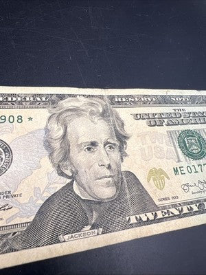 2013 $20 * Star Federal Reserve Note VG details Circ #908