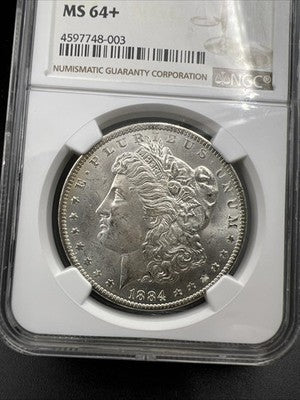 1884 O $1 Morgan Silver Dollar Coin NGC MS64 + Plus Choice BU Certified