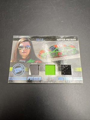 2014 Danica Patrick Pieces Of The Action #/10 Rare NASCAR Card