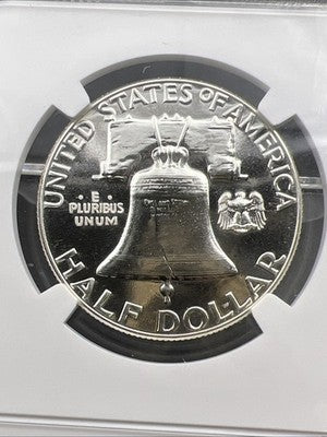 1957 50c Franklin Silver Half Dollar Coin Gem Proof PF68 NGC Certified #003