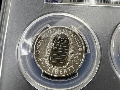2019 S Apollo 11 50th Anniversary Set First Strike PCGS PR70 Reverse Proof