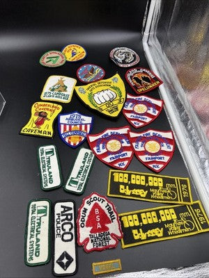Lot of 19 Boy Scout Patches Talladega Cumberland Caves +