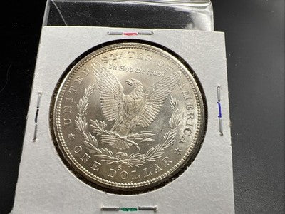 1880 S $1 Morgan Silver Dollar Coin BU Unc Nice Toning Obverse