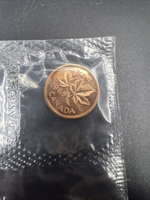 1968 Canada 6 Coin Set with No Island Variety Dollar Coin UNC
