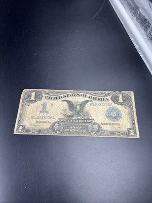 1899 $1 Black Eagle Silver Certificate G Details Very Circ Speelman White #226