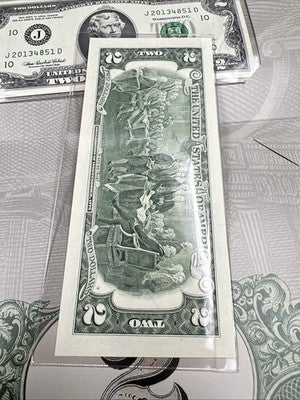Matching Serial #2 2003 A 2009 $2 FRN Federal Reserve Note 2013 Double deuce set