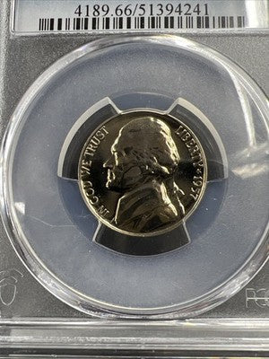 1957 5c Jefferson Nickel Coin PR66 PCGS Certified Proof Coin