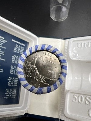 US Mint Certified 2003 D Maine State Statehood Quarter Roll BU UNC