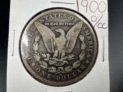 1900 O / CC $1 Morgan Silver Dollar Coin Choice Fine Circ SK#1A