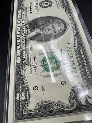 4 Consecutive 2013 $2 FRN Federal Reserve Note Two Dollar Bills Fancy Serial #82