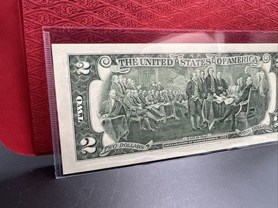 2017 Lucky Money Year of Cat Colorized $2 Two Dollar Bill #35