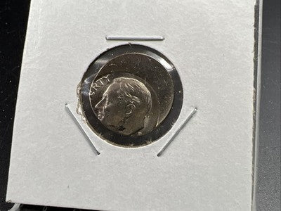 40% off Center Roosevelt Dime Error Coin UNC