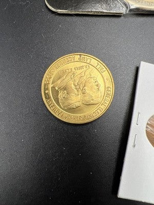 Bicentennial Collector's set 1976 Rolled Cent 1c Georgia Medal & 1959 GE Medal