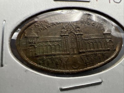 1901 MS-9 Pan Am Expo Elongated Cent Liberal Arts Building UNC