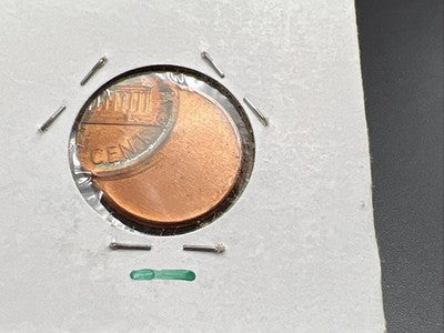 1989 1c Lincoln Memorial Cent Penny 60% Off Center BU UNC RB sk#3A