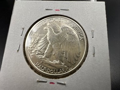 1942 P Walking Liberty Silver Half Dollar FS-101 Double Die Obverse UNC Details