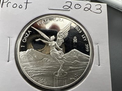 2023 Mexico Proof 1 Oz .999 Silver Libertad Coin SK#b