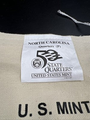 U.S. Mint Bag of 100 2001 P 25c North Carolina State Statehood Quarters BU UNC