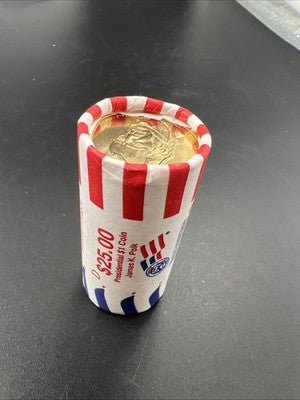 2009 D James K Polk Presidential Dollar US Mint BU Roll 25 Coins