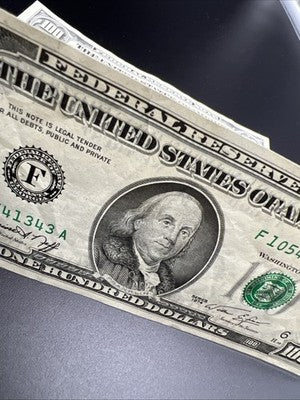 2 Consecutive 1974 $100 One Hundred Dollar FRN Federal Reserve Note Bills XF EF
