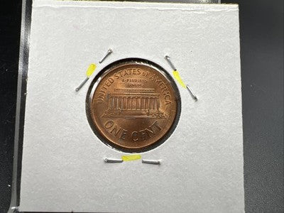 Large Centered Broadstrike 2000 P 1c Lincoln Memorial Cent Gem BU RB