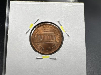 Large Centered Broadstrike 2000 P 1c Lincoln Memorial Cent Gem BU RB