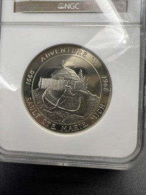 1968 Sault Ste Marie Canada Token NGC MS65 Gem BU
