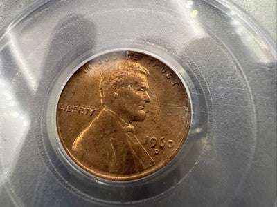 1960 D 1c Lincoln Memorial Cent Penny PCGS MS66 Some Toning #022