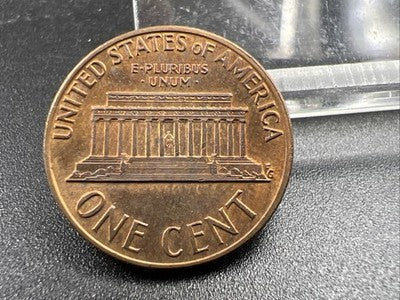 Capped Die Error Lincoln Memorial Cent CH AU