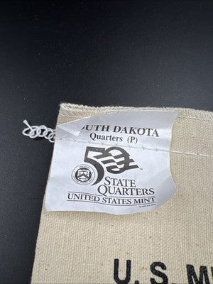 U.S. Mint Bag of 100 2006 P 25c South Dakota State Statehood Quarter Coin BU UNC