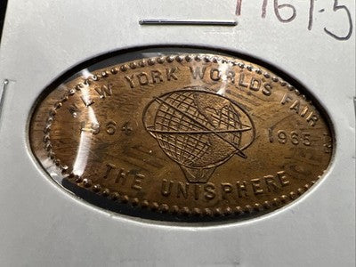 1964-5 New York World's Fair Elongated Cent The Unisphere BU UNC RB