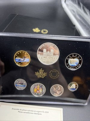 2018 Canada Color Silver Proof Set w/ Box & COA