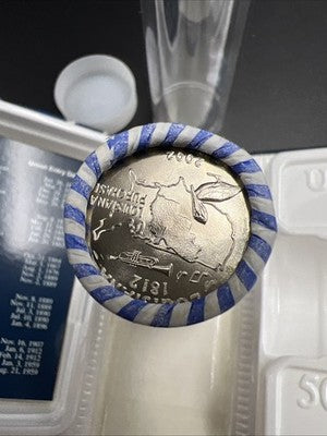 US Mint Certified 2002 P Louisiana State Statehood Quarter Roll BU UNC