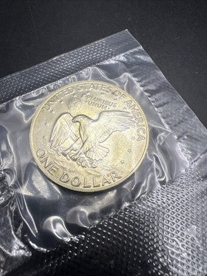 1974 S $1 Eisenhower Ike 40% Proof Silver Dollar Coin in Mint Cello
