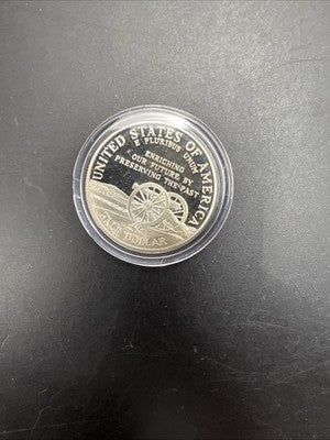 1995 S Civil War 50c Commemorative Copper Nickel Half Dollar Coin in Capsule #a