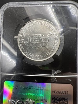 1952 50c Washington Carver Silver Half Dollar Coin NGC MS63 Original Bag Holder